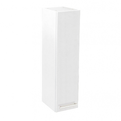 ORISTO OPAL szafka wysoka boczna 30 cm, biały połysk - OR30-SB1D-30-1
